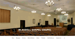 Desktop Screenshot of blasdellgospelchapel.org